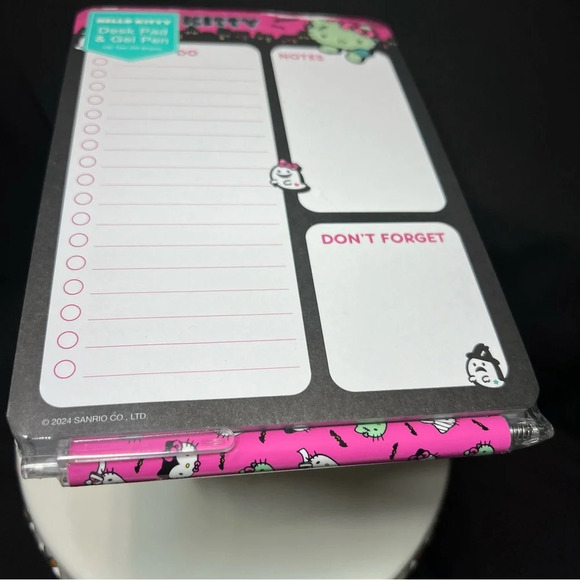 Sanrio Hello Kitty Pink Halloween 3 Piece Stationary -Frankenstien & Mummy Theme - Picture 6 of 14